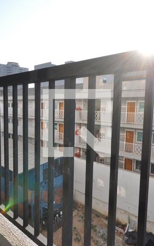 Apartamento à venda com 27m², 1 quarto e sem vagaSacada da Sala