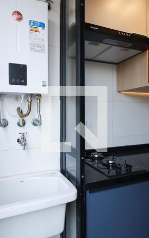 Apartamento à venda com 28m², 1 quarto e sem vagaCozinha e Área de Serviço