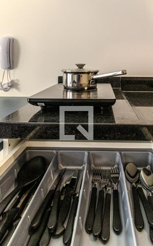 Studio para alugar com 27m², 1 quarto e sem vagaCozinha