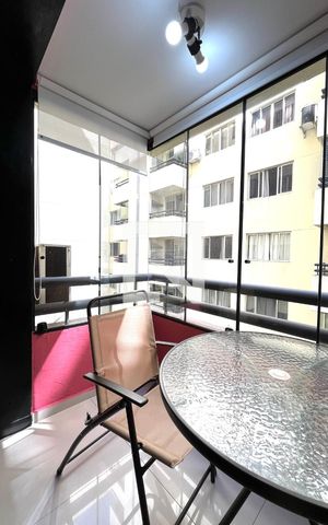 Studio à venda com 37m², 1 quarto e 1 vagaVaranda