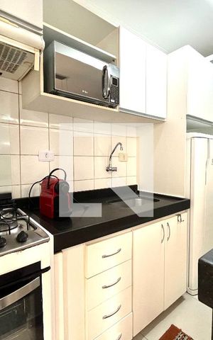 Studio à venda com 37m², 1 quarto e 1 vagaCozinha