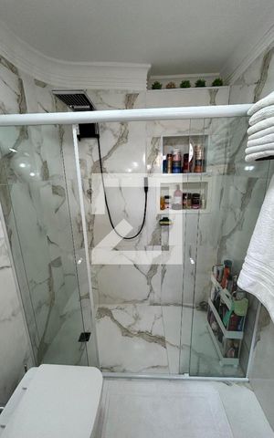 Apartamento para alugar com 115m², 3 quartos e 1 vagaBanheiro da Suíte 1