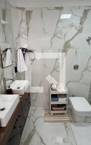 Apartamento para alugar com 115m², 3 quartos e 1 vagaBanheiro da Suíte 1