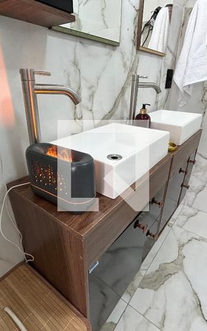 Apartamento para alugar com 115m², 3 quartos e 1 vagaBanheiro da Suíte 1