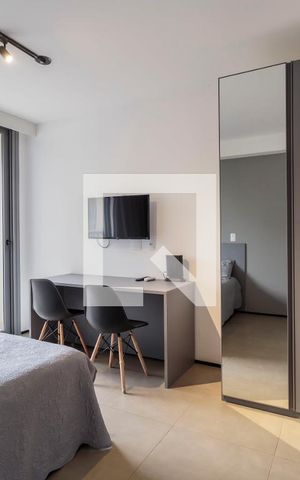 Studio à venda com 25m², 1 quarto e sem vaga Studio à venda com 25m², 1 quarto e sem vagaSala/Quarto