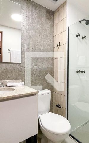 Studio à venda com 26m², 1 quarto e sem vaga Studio à venda com 26m², 1 quarto e sem vagaBanheiro