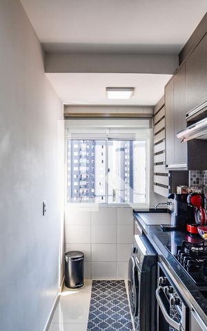 Apartamento à venda com 57m², 2 quartos e 1 vagaCozinha e Área de Serviço