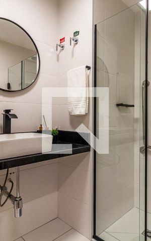 Studio à venda com 26m², 1 quarto e sem vaga Studio à venda com 26m², 1 quarto e sem vagaBanheiro