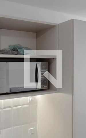 Studio à venda com 28m², 1 quarto e sem vagaCozinha 