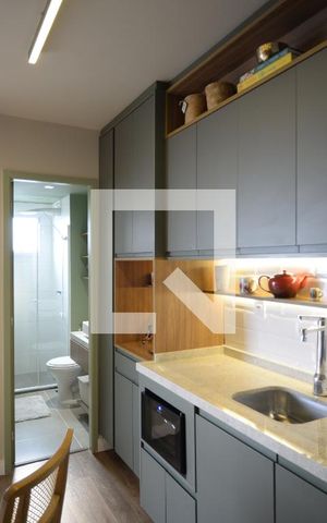 Studio à venda com 32m², 1 quarto e sem vagaCozinha Studio