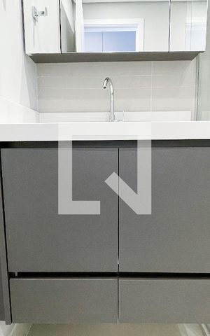 Studio para alugar com 24m², 1 quarto e 1 vaga Studio para alugar com 24m², 1 quarto e 1 vagaBanheiro