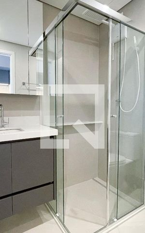Studio para alugar com 24m², 1 quarto e 1 vaga Studio para alugar com 24m², 1 quarto e 1 vagaBanheiro