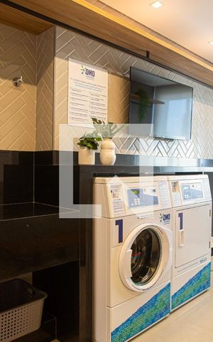 Studio para alugar com 42m², 1 quarto e sem vaga Studio para alugar com 42m², 1 quarto e sem vagaLavanderia