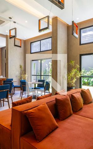Studio à venda com 25m², 1 quarto e sem vagaÁrea comum - Salão de festas
