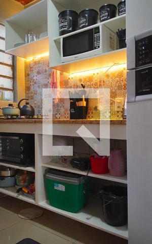 Casa para alugar com 54m², 2 quartos e 2 vagasCozinha
