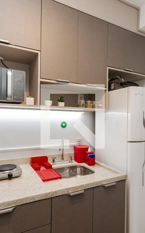 Studio para alugar com 25m², 1 quarto e sem vaga Studio para alugar com 25m², 1 quarto e sem vagaCozinha