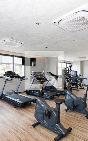 Studio para alugar com 25m², 1 quarto e sem vaga Studio para alugar com 25m², 1 quarto e sem vagaAcademia