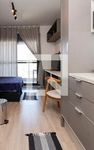 Studio para alugar com 25m², 1 quarto e sem vaga Studio para alugar com 25m², 1 quarto e sem vagaCozinha