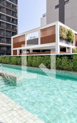 Studio para alugar com 25m², 1 quarto e sem vaga Studio para alugar com 25m², 1 quarto e sem vagaPiscina