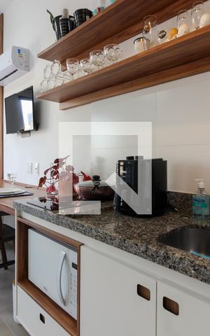 Studio para alugar com 30m², 1 quarto e sem vaga Studio para alugar com 30m², 1 quarto e sem vagaKitnet (Cozinha)