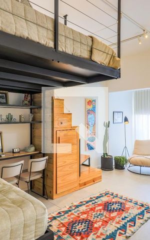Studio para alugar com 40m², 1 quarto e 1 vaga Studio para alugar com 40m², 1 quarto e 1 vagaSala