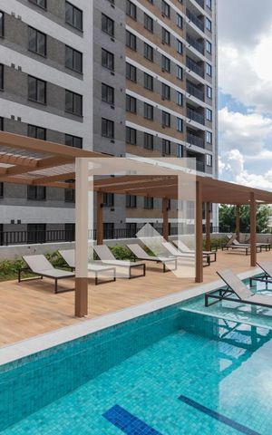 Studio para alugar com 27m², 1 quarto e sem vaga Studio para alugar com 27m², 1 quarto e sem vagaÁrea comum - Piscina