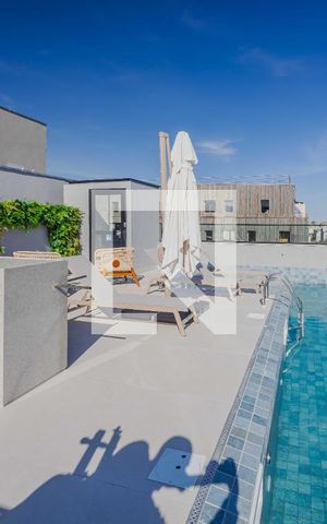 Studio à venda com 24m², 1 quarto e sem vagaPiscina