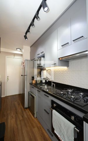 Apartamento à venda com 61m², 2 quartos e 1 vagaDetalhe da cozinha