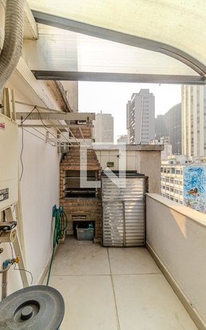 Apartamento à venda com 66m², 1 quarto e sem vagaVaranda