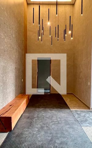 Studio para alugar com 25m², 1 quarto e sem vaga Studio para alugar com 25m², 1 quarto e sem vagaHall de entrada