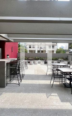 Studio para alugar com 25m², 1 quarto e sem vaga Studio para alugar com 25m², 1 quarto e sem vagaChurrasqueira