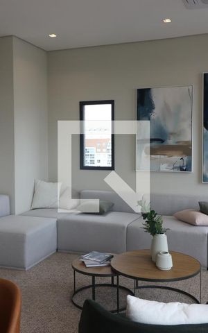 Studio à venda com 26m², 1 quarto e sem vagaHall social