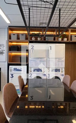 Apartamento para alugar com 24m², 1 quarto e sem vaga Apartamento para alugar com 24m², 1 quarto e sem vagaLavanderia