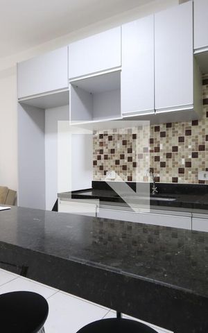 Studio para alugar com 28m², 1 quarto e sem vagaStudio - ambiente cozinha