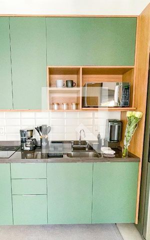 Studio à venda com 31m², 1 quarto e 1 vaga Studio à venda com 31m², 1 quarto e 1 vagaCozinha