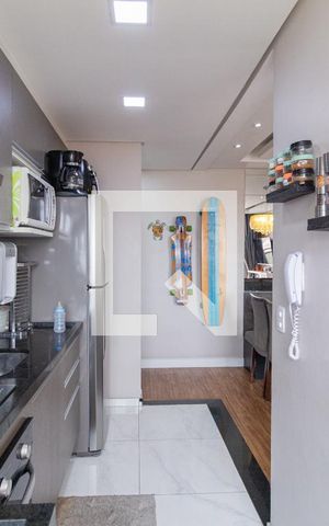 Apartamento à venda com 49m², 2 quartos e 1 vagaCozinha e área de serviço