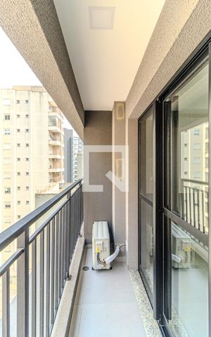 Studio à venda com 22m², 1 quarto e sem vagaVaranda
