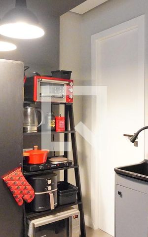 Studio para alugar com 35m², 1 quarto e sem vagaSala