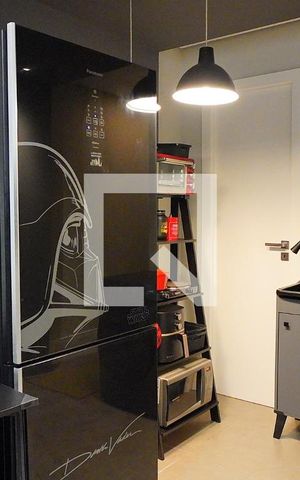 Studio para alugar com 35m², 1 quarto e sem vagaSala - cozinha