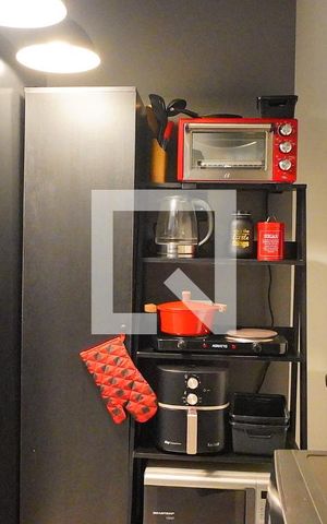 Studio para alugar com 35m², 1 quarto e sem vagaSala - Cozinha