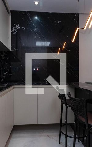 Studio para alugar com 25m², 1 quarto e sem vaga Studio para alugar com 25m², 1 quarto e sem vagaCozinha Americana