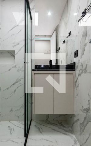 Studio para alugar com 25m², 1 quarto e sem vaga Studio para alugar com 25m², 1 quarto e sem vagaBanheiro