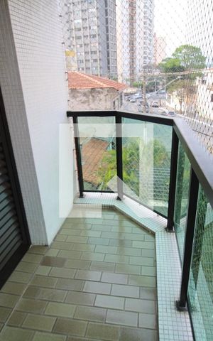 Apartamento para alugar com 106m², 3 quartos e 2 vagasQuarto 3 - Varanda