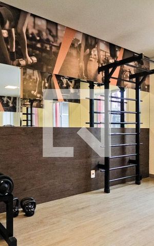 Studio para alugar com 33m², 1 quarto e sem vaga Studio para alugar com 33m², 1 quarto e sem vagaÁrea comum - Academia