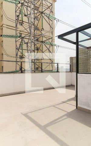 Studio para alugar com 32m², 1 quarto e sem vaga Studio para alugar com 32m², 1 quarto e sem vagaRooftop