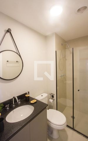 Studio à venda com 27m², 1 quarto e sem vaga Studio à venda com 27m², 1 quarto e sem vagaBanheiro