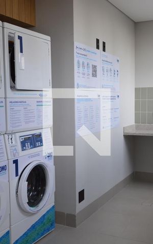 Studio à venda com 36m², 1 quarto e sem vagaLavanderia