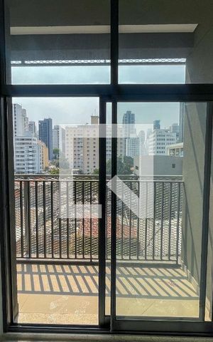 Studio à venda com 35m², 1 quarto e 1 vagaVaranda