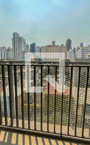 Studio à venda com 35m², 1 quarto e 1 vagaVaranda