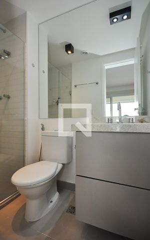 Apartamento à venda com 40m², 1 quarto e 1 vaga Apartamento à venda com 40m², 1 quarto e 1 vagaBanheiro